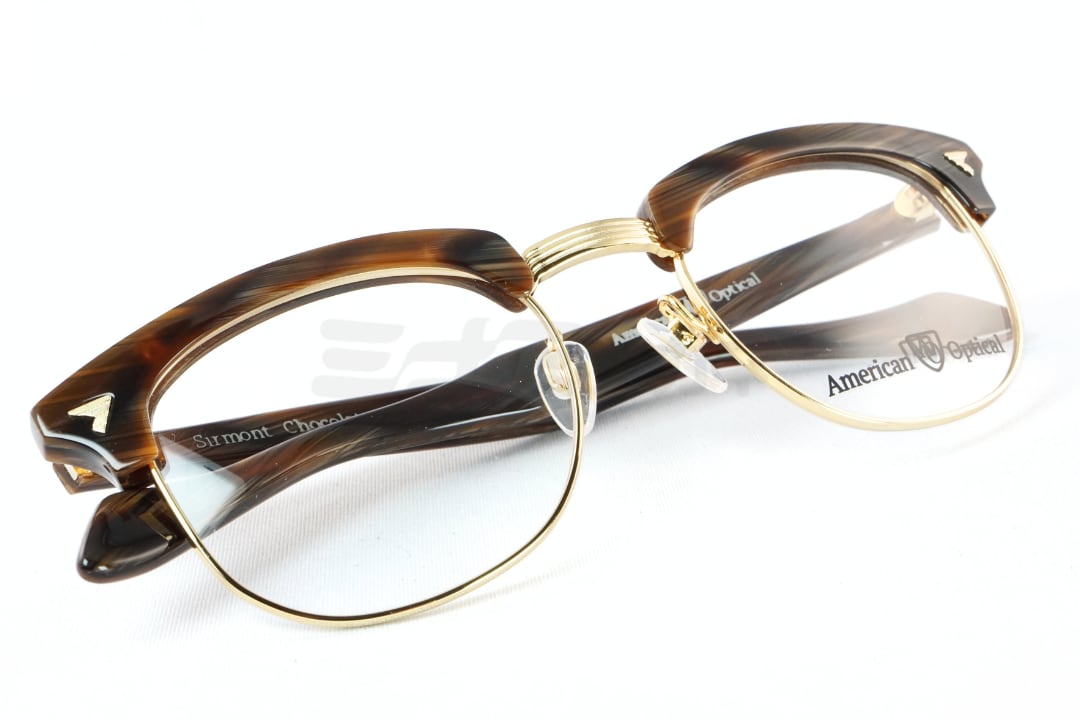 ビンテージ60's☆American Opticalサーモントブロー眼鏡☆50s70s