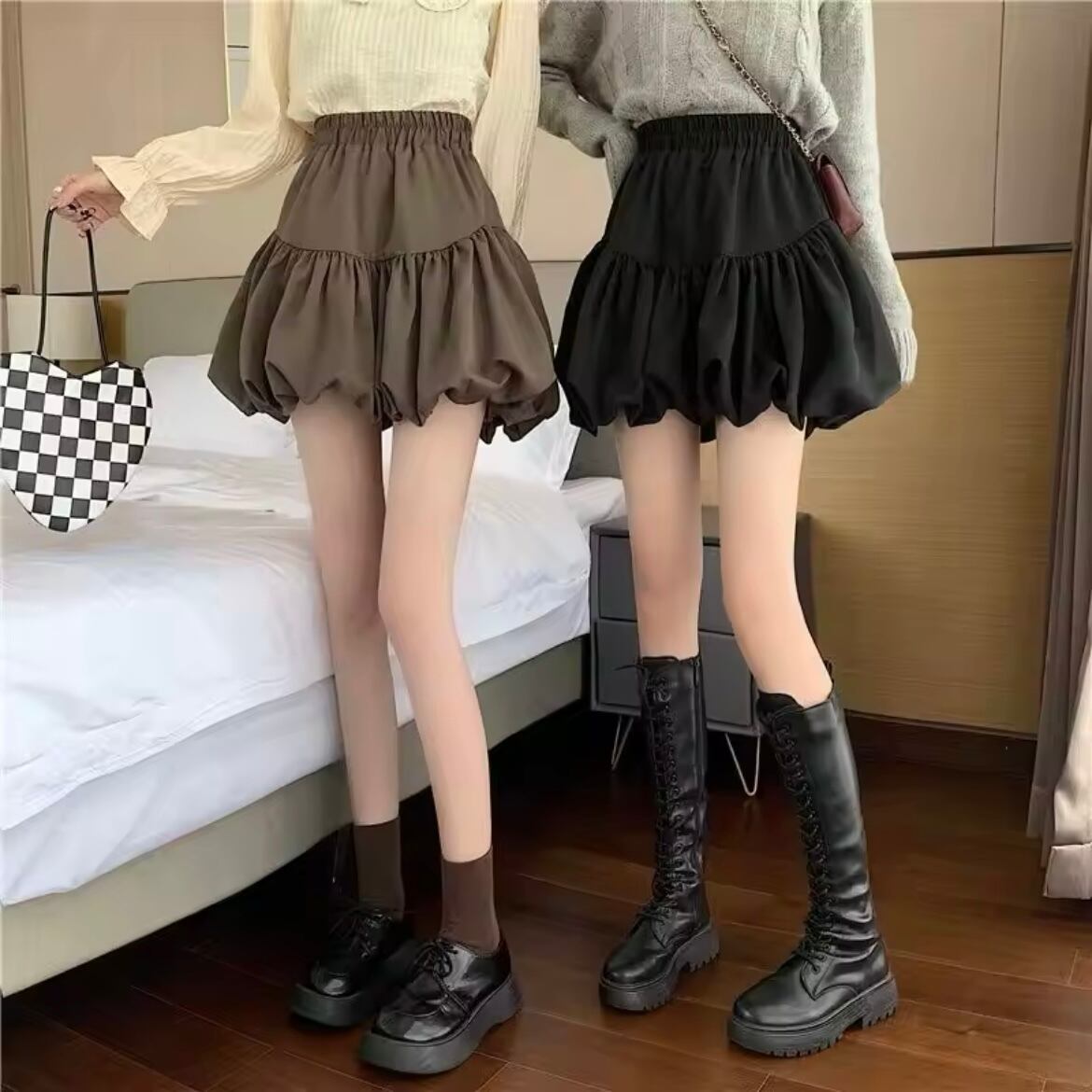 ガーリーバルーンミニスカート