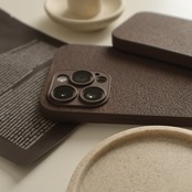 ［ phone case ］rough brown