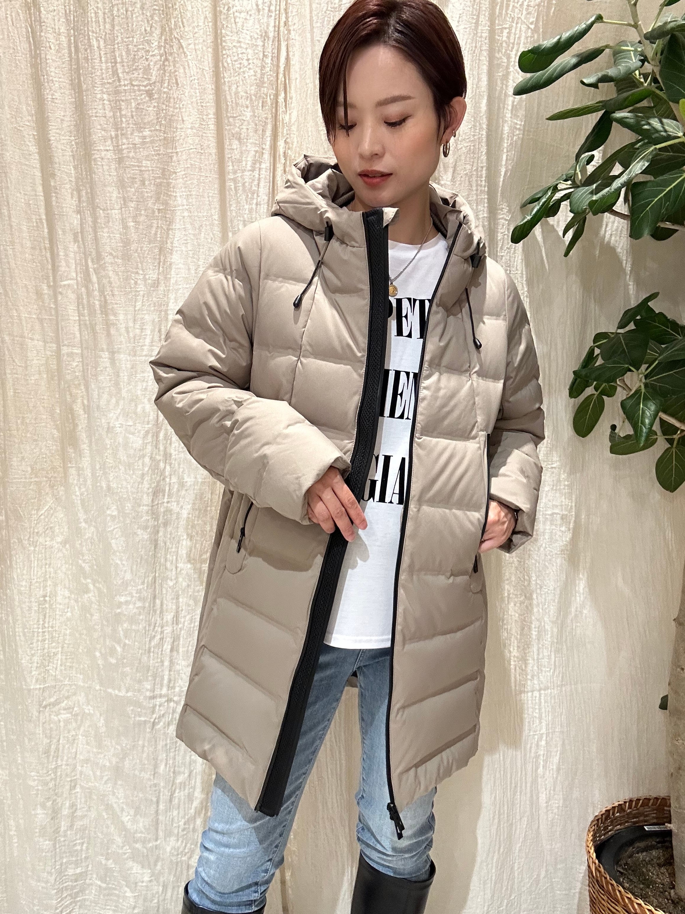 ロングシームレスダウンジャケット RISLEY(リズレイ) | EARL