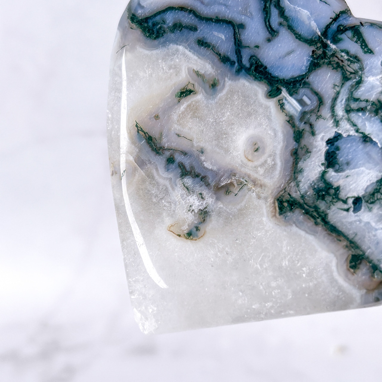 モスアゲート ハート