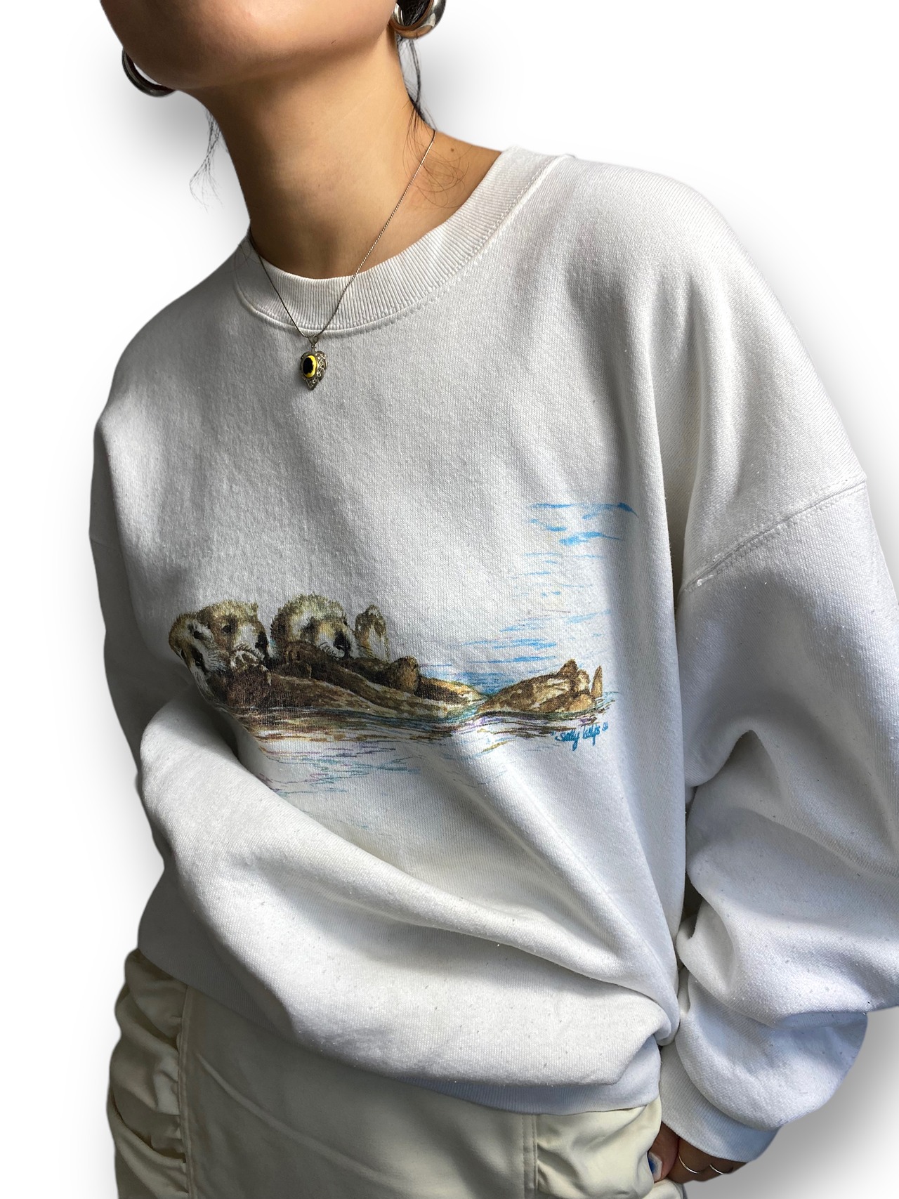 “Fruits of the room” 90’s sea otter sweat
