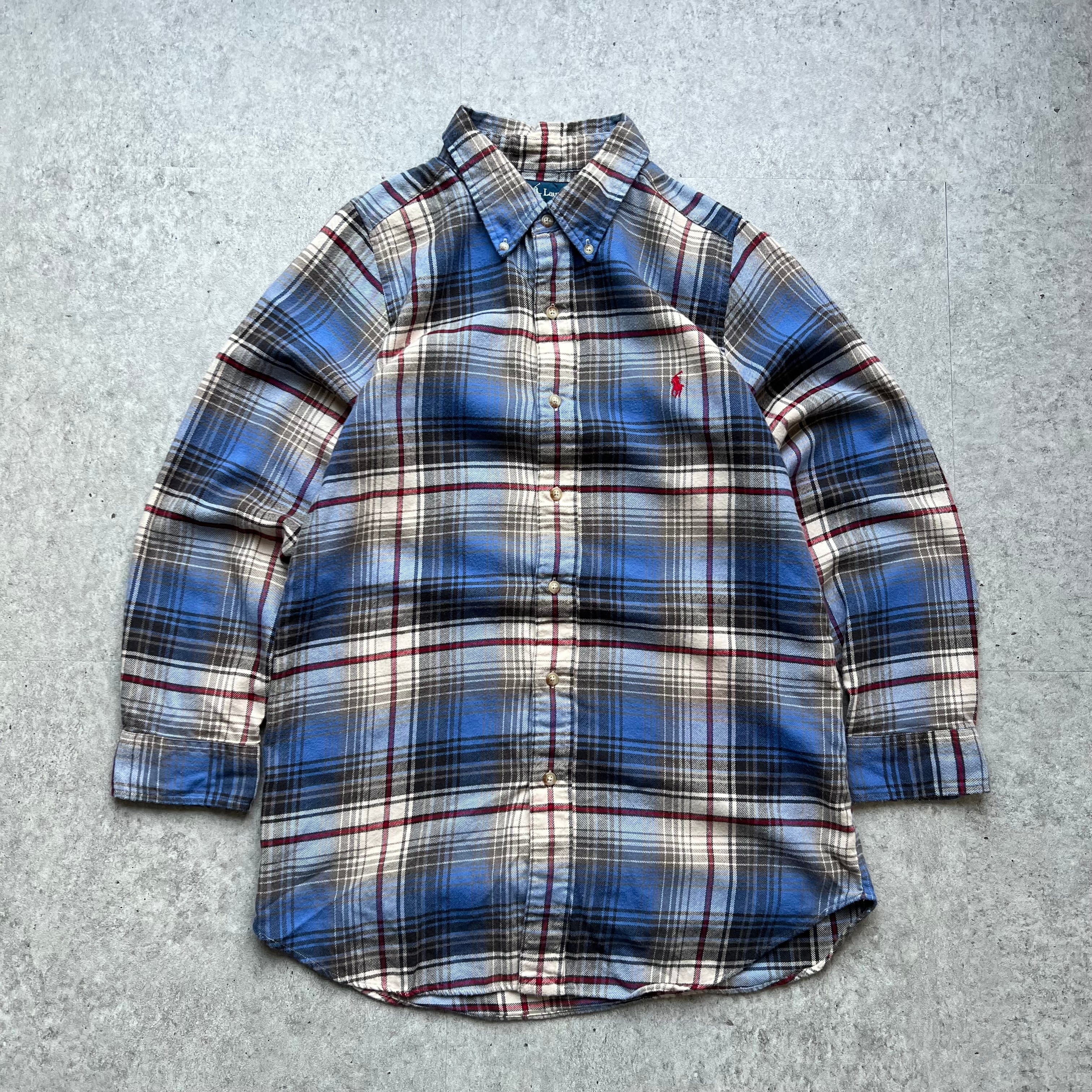 80年代 USA製 Five Brother ファイブブラザー 長袖 ヘビーネルシャツ