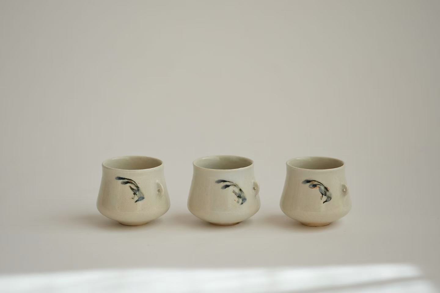 松本郁美 Ikumi Matsumoto - 白磁茶杯 cups | Road of Tea 茶ノ路