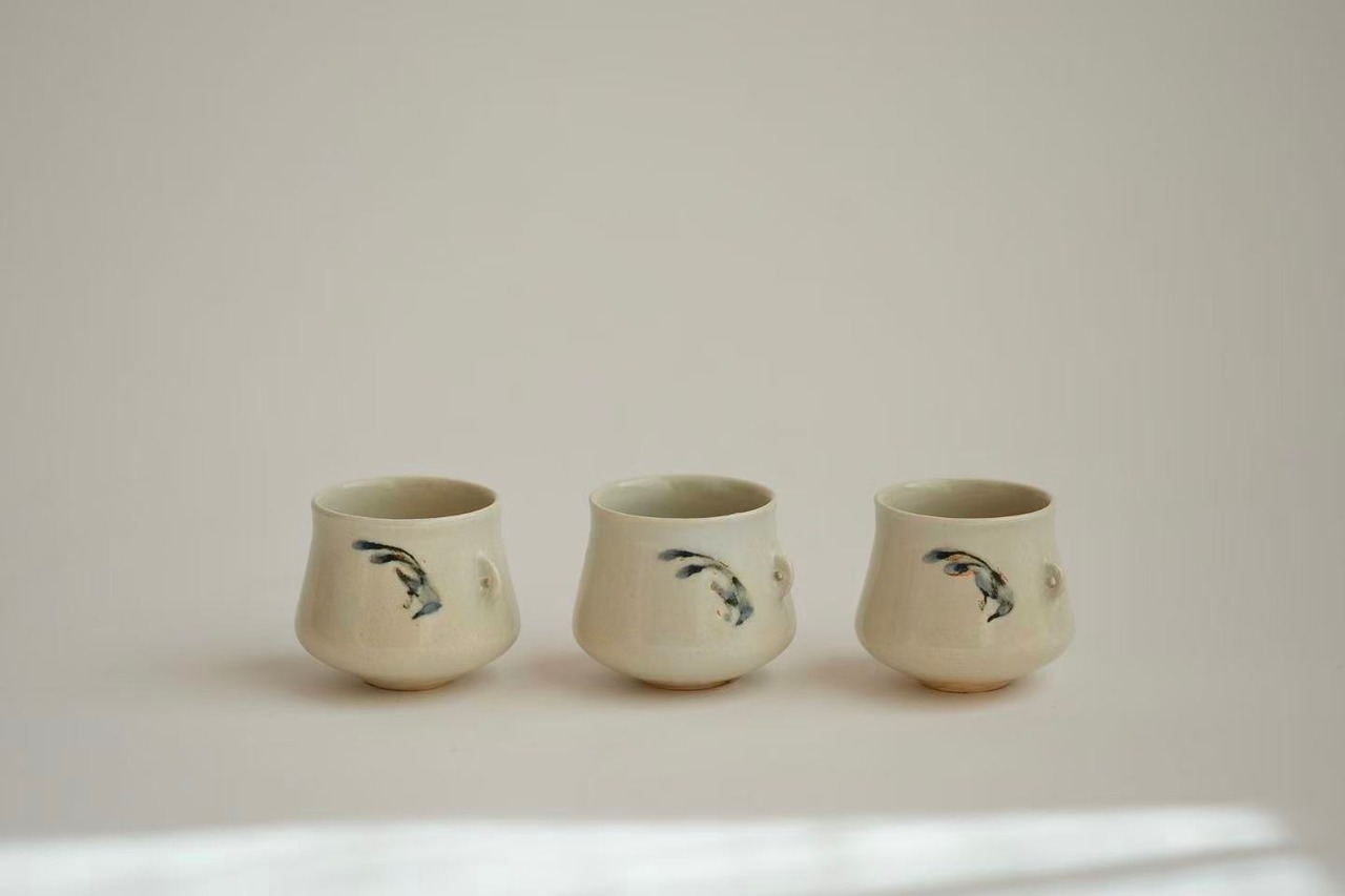 松本郁美 Ikumi Matsumoto - 白磁茶杯 cups