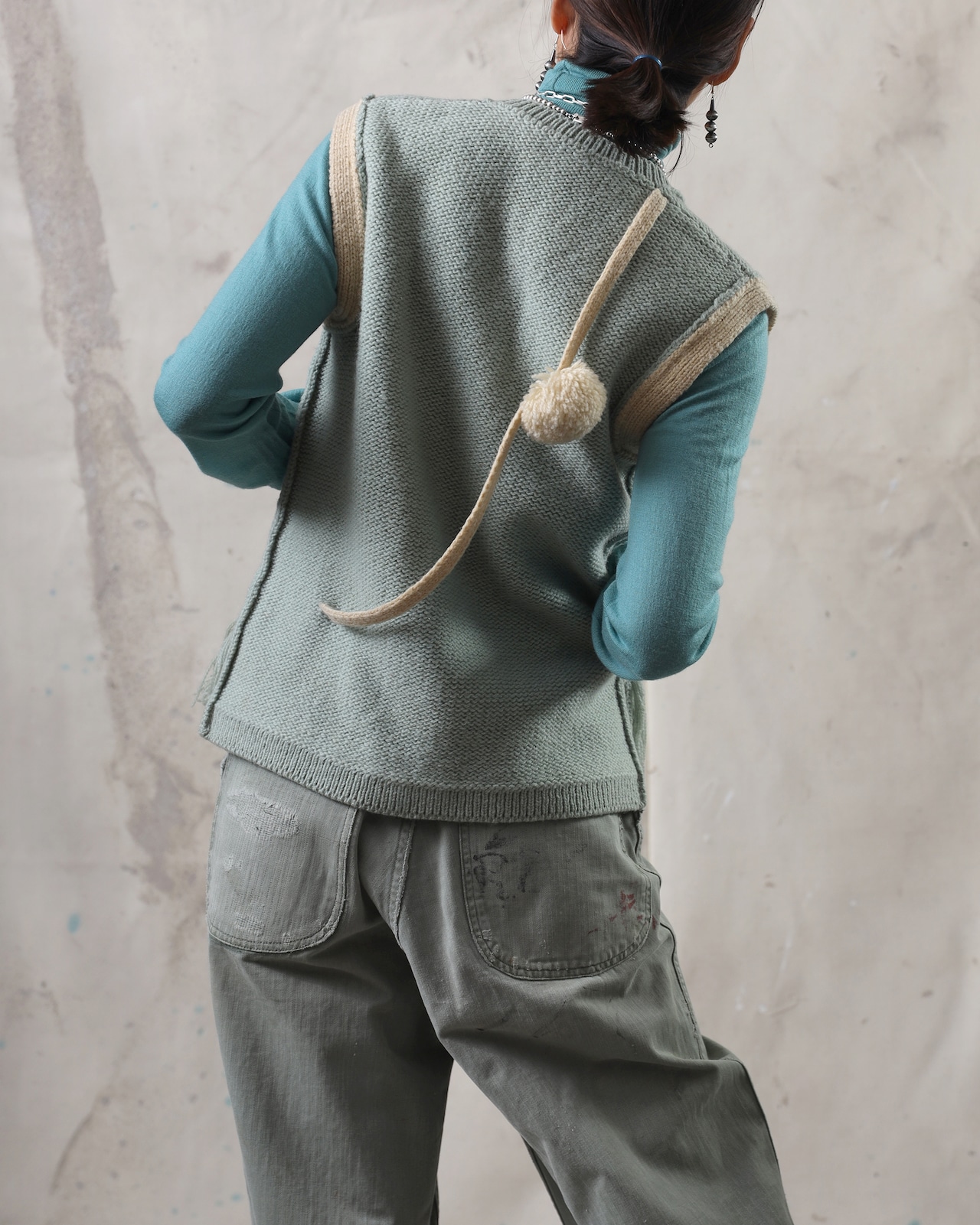 1970's Sonia Rykiel / Pom Pom Knit Vest