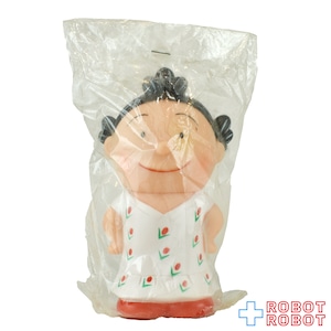 長谷川町子美術館 サザエさん サザエ ソフビ 貯金箱 未開封