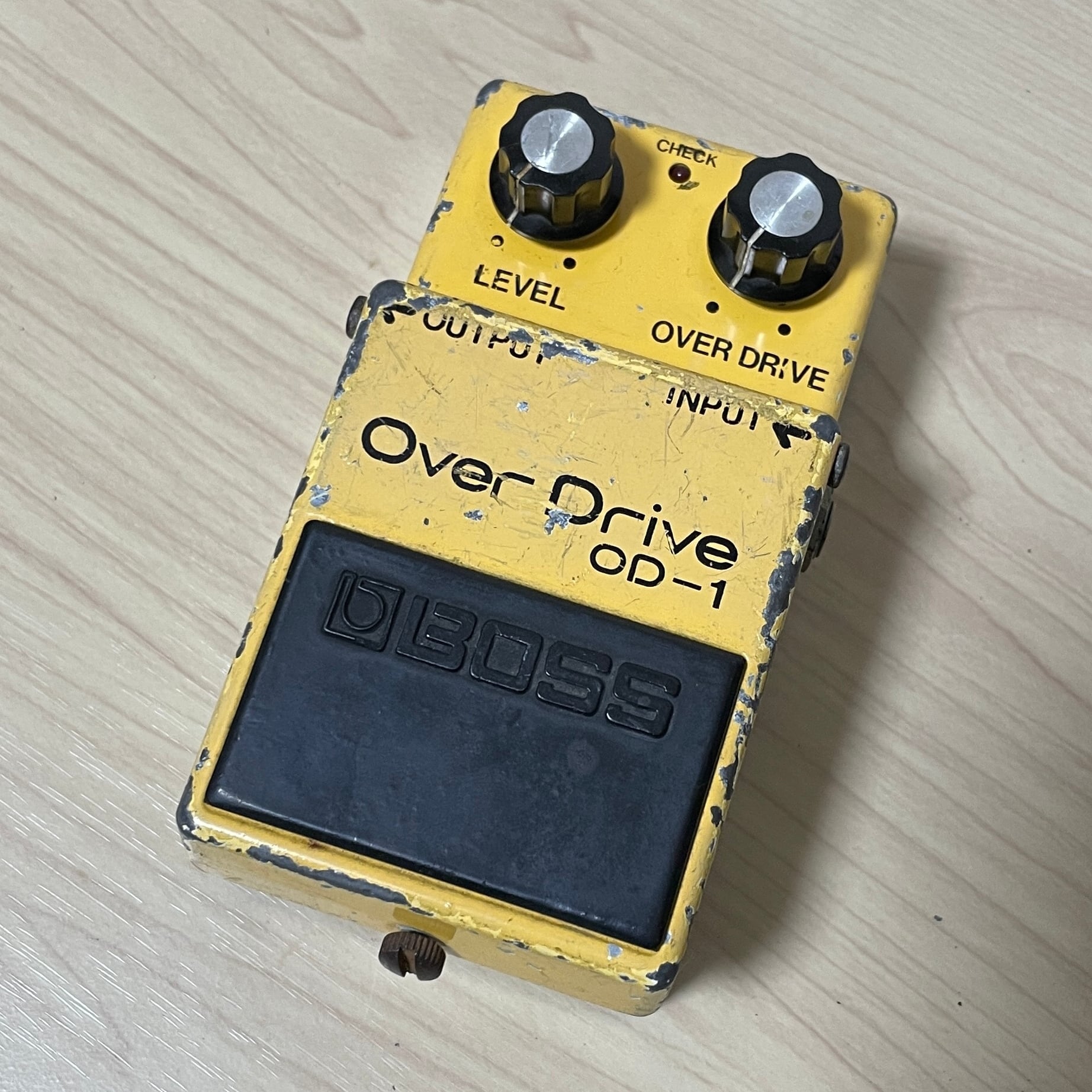 値下 BOSS Over Drive OD-1 蒸し暑 銀ネジ 4558DJRC0615