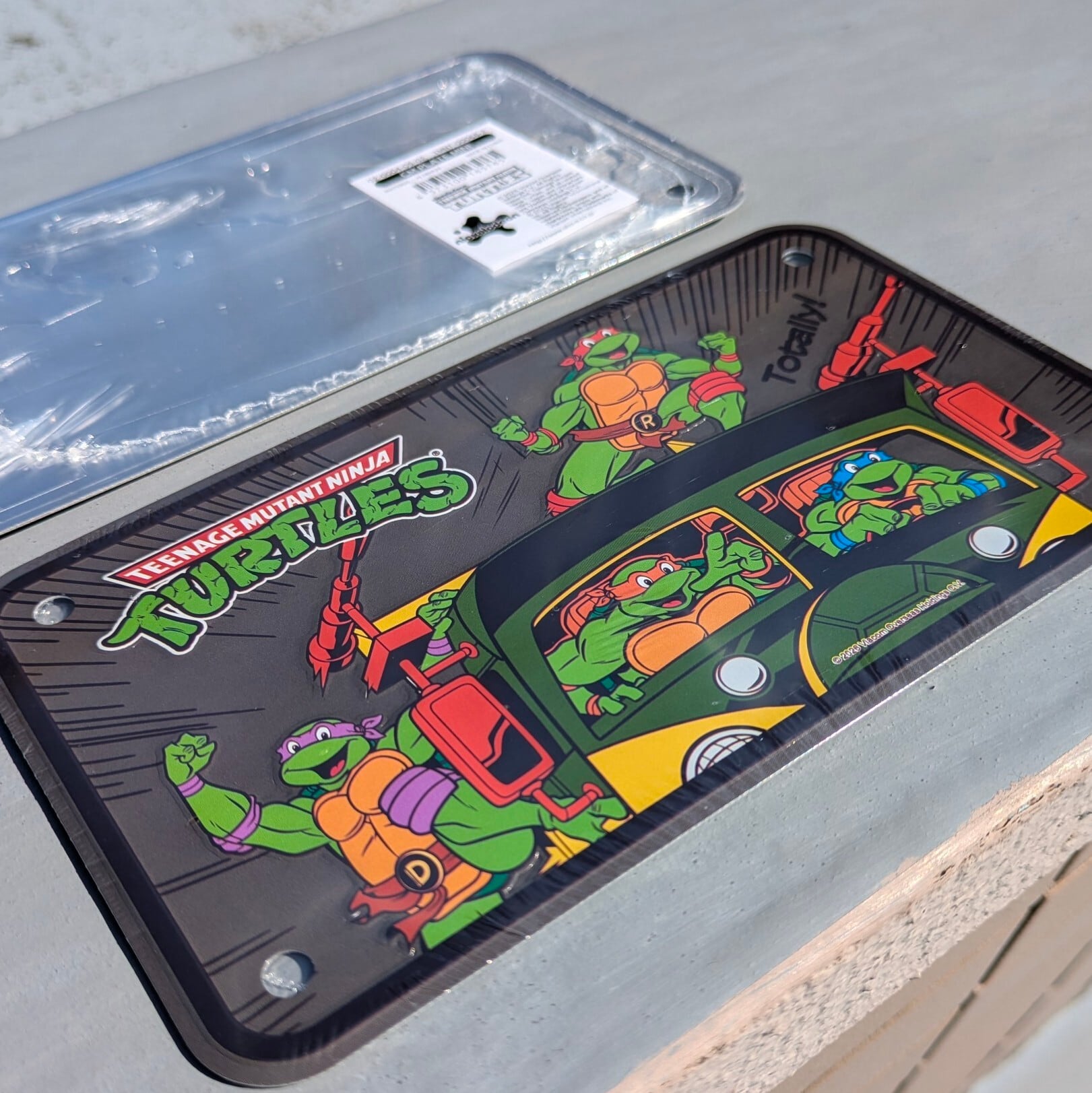 【 BIKER CM PLATE / ミニプレート 】Teenage Mutant Ninja Turtles ( ティーンエイジ ミュータント ニンジャ タートルズ ) / CM PLATE / CMプレート / ライセンスプレート 〚アメリカン雑貨 アメトイ〛