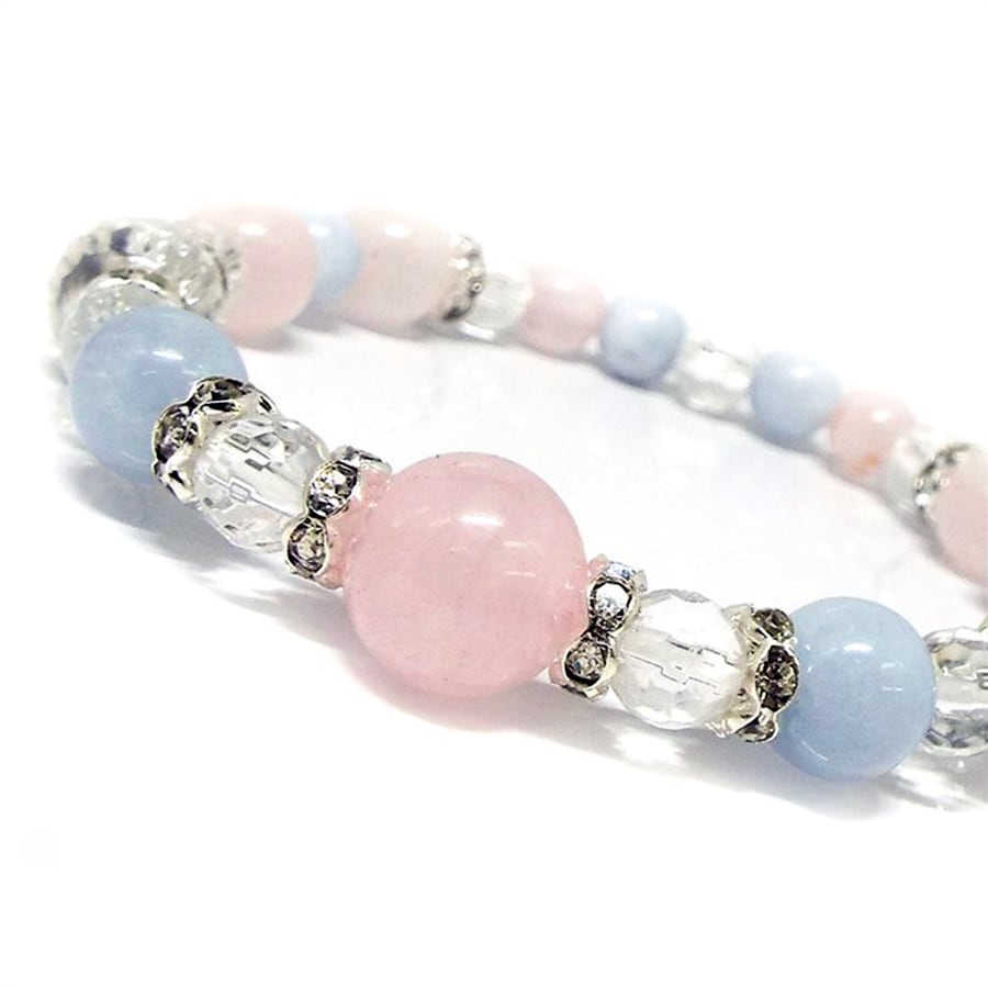 アクアマリン フリーカット 天然石 パワーストーン 幸せな結婚に導く