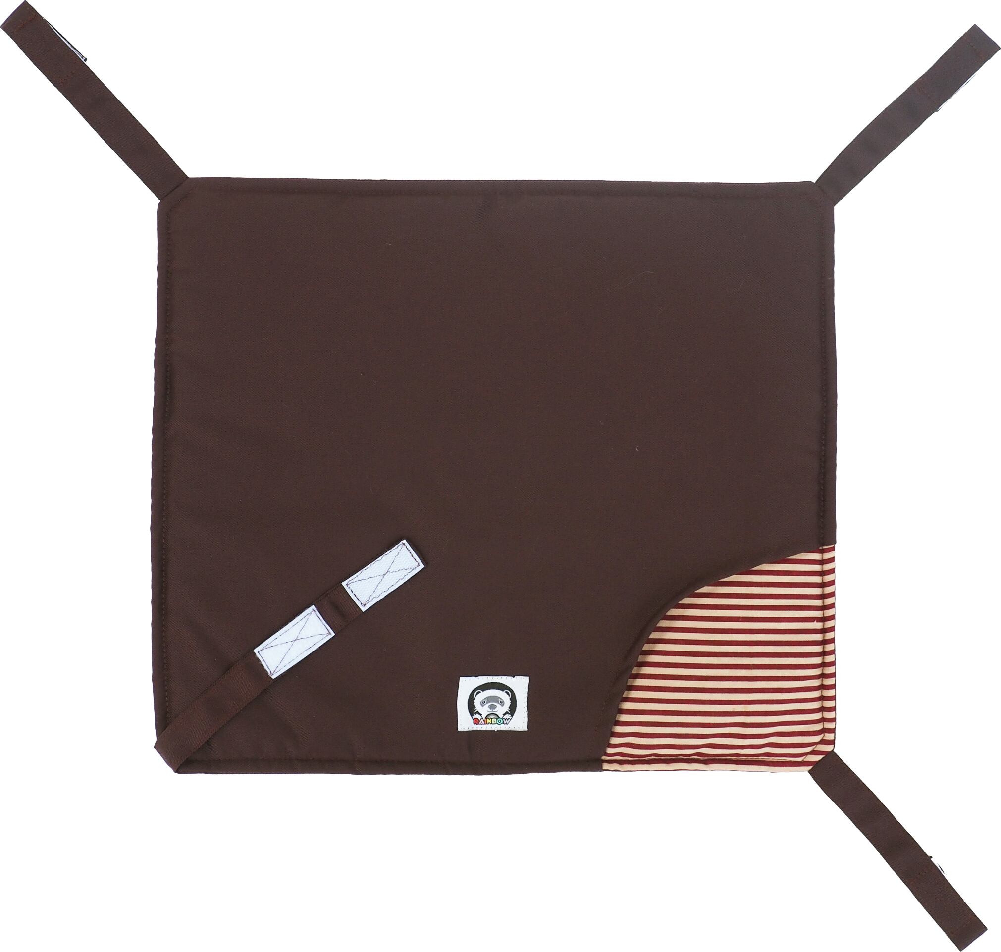 【フェレット用品】ポケモックストライプ　ベージュ/ブラウン