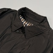 90s Aquascutum アクアスキュータム ダウンライナー付き シルク混 ステンカラーコート サイズ 2L /メンズ/レナウン/オールド/ビンテージ