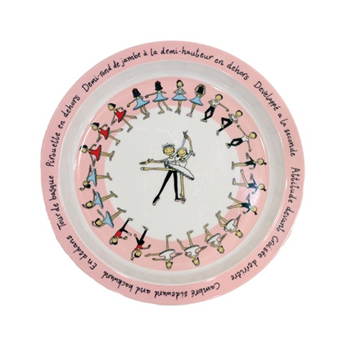 Melamine Plate ballet_44PL