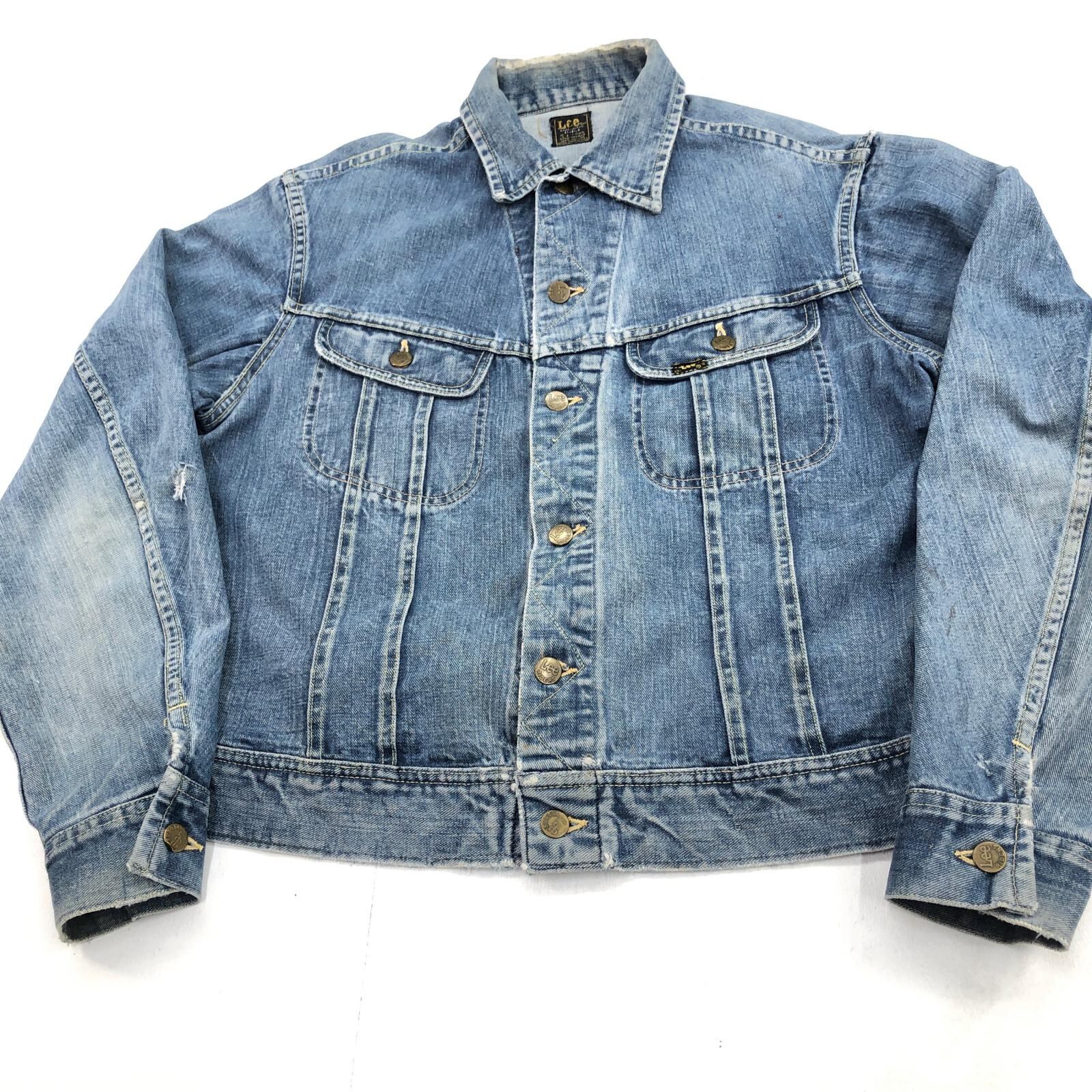 Lee 101-J Jacket Vintage 0 Denim Size ⁄ in 60s USA 101j - Made 