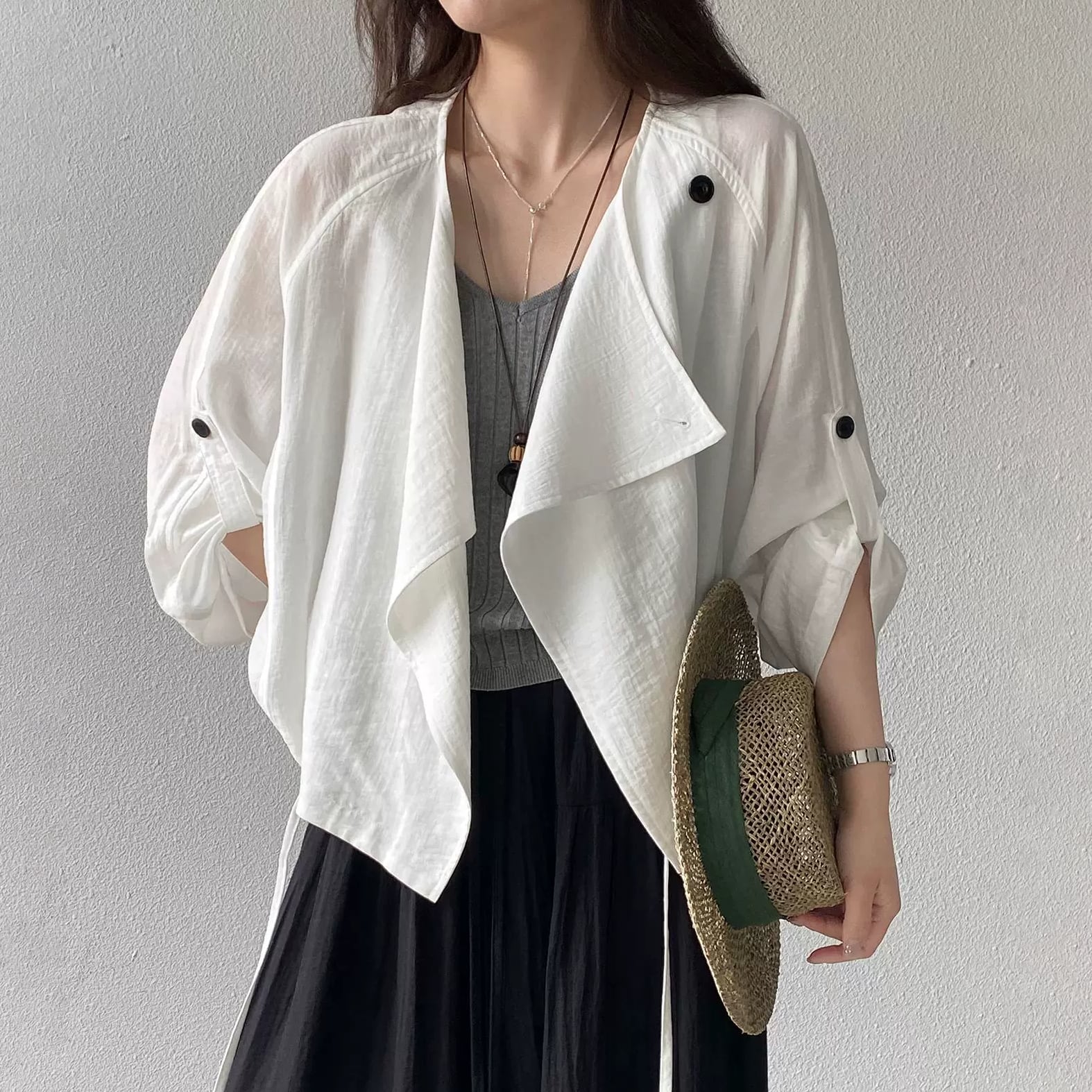 multi-way sheer blouse 14494