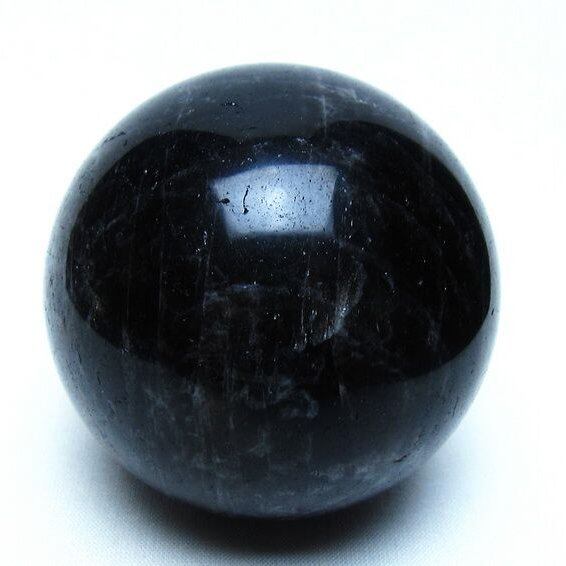 モリオン 黒水晶 丸玉 69mm 一点物 151-9492