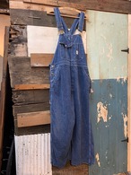 60's red camel denim overalls