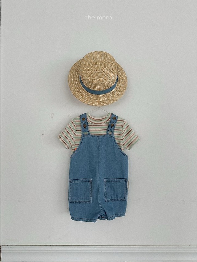 minirobe26su_Distressed Denim Overalls