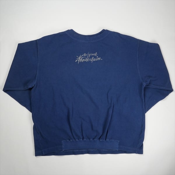 Size【L】 TENDERLOIN テンダーロイン MOSS STITCH SWEAT BLUE クルー