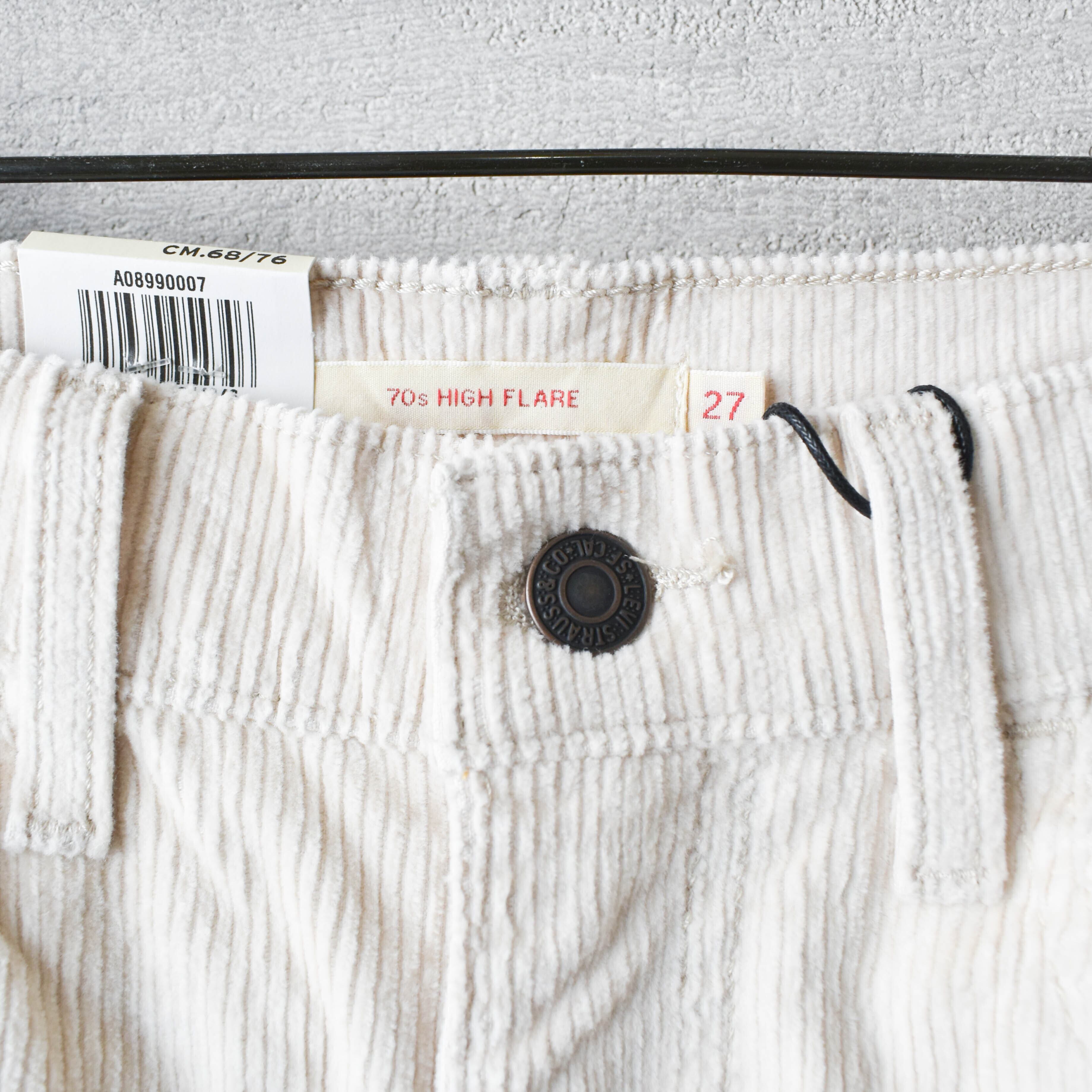 [NEW] LEVI'S 70S HIGH FLARE ベージュ A0899-0007
