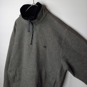 00s　ノーティカ　スタンドカラー　ハーフジップ　フリース　プルオーバー　裏起毛