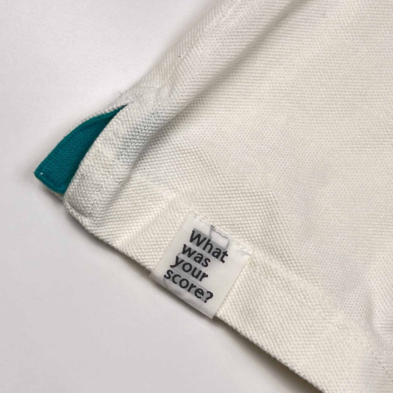 PEARLY GATES パーリーゲイツ 背面ナンバリング デコ 鹿の子 半袖 ポロシャツ 1/ホワイト レディース ゴルフ