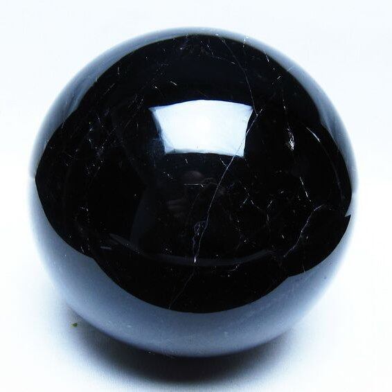 3.6Kg モリオン 黒水晶 丸玉 140mm スフィア 一点物 161-943