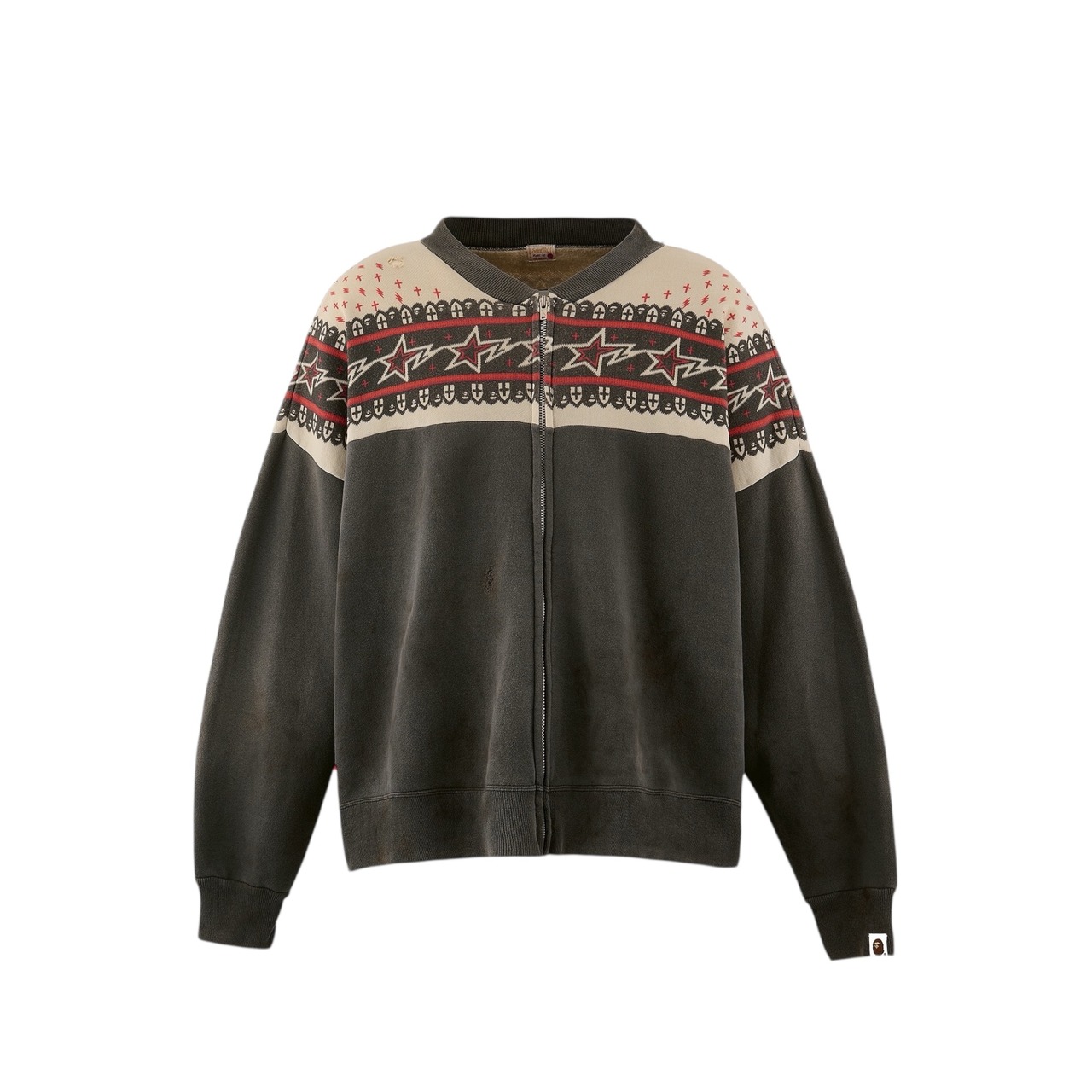 【SAINT Mxxxxxx】BAPE_ZIP CARDIGAN/SM-MK8-0000-C52 - 1