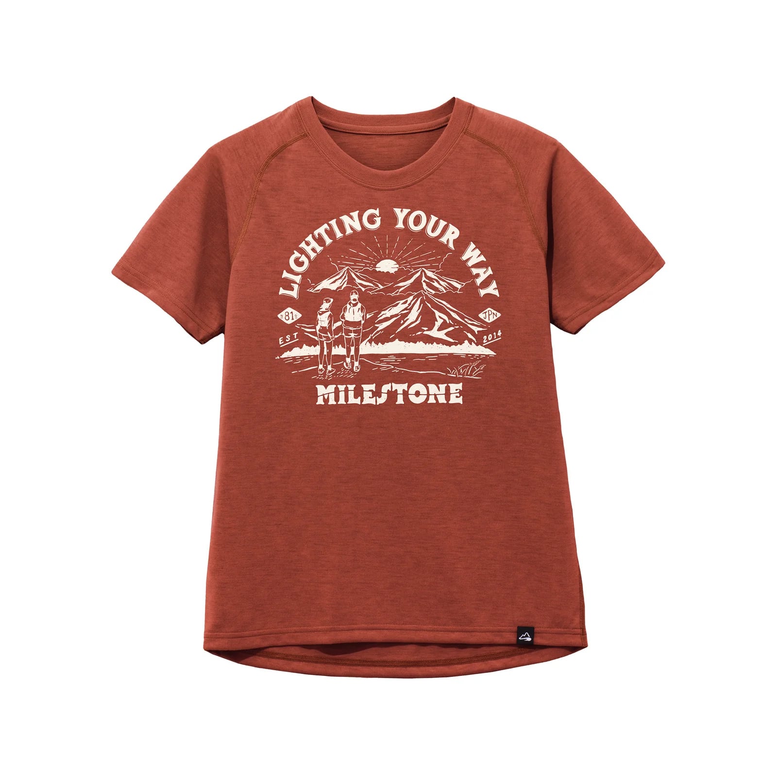milestone(マイルストーン)milestone Original T-Shirt Canvas "National Park" -ペールグレー メンズレディースTシャツ