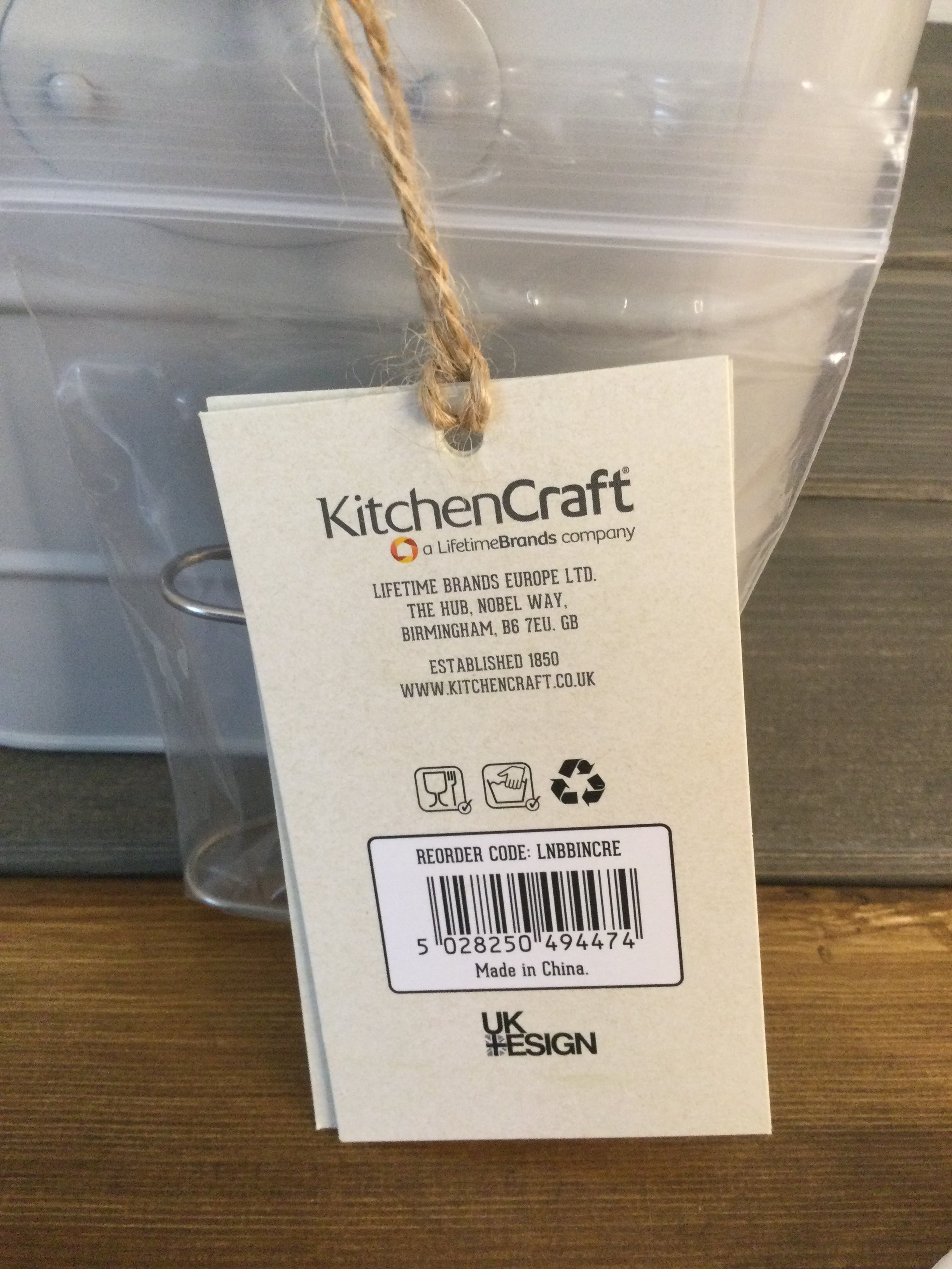 KitchenCraft Living Nostalgia - Hanging Metal Peg 洗濯バサミ入れ