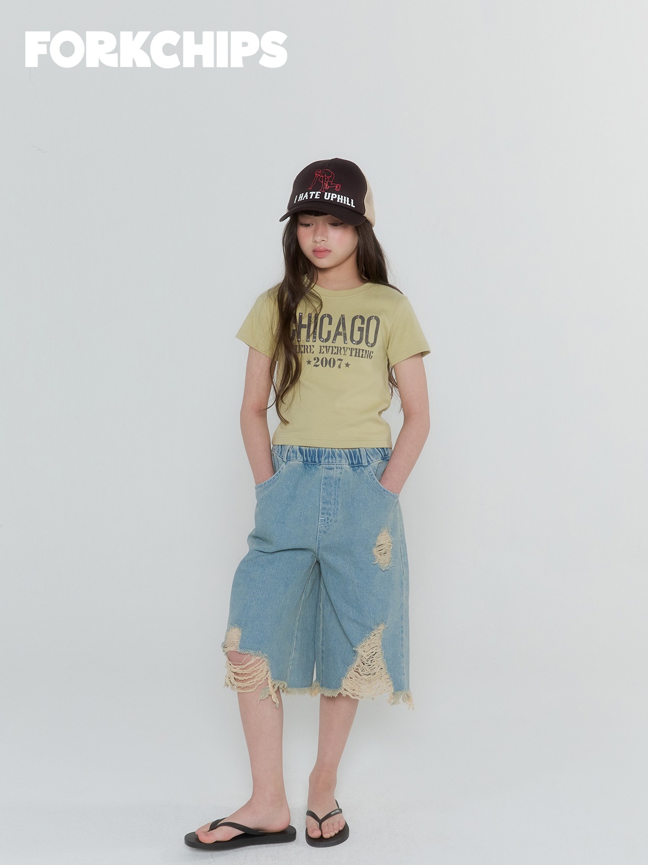 [FORKCHIPS] Chicago T-shirt / [포크칩스] 시카고티셔츠