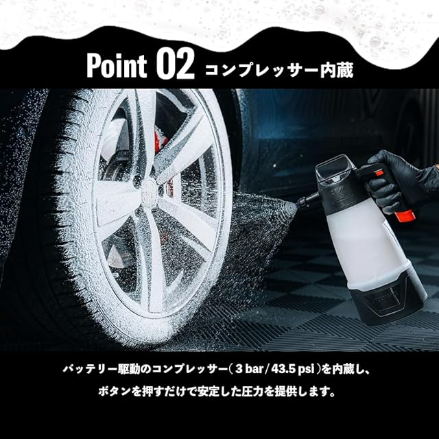 日本正規品 】 IK Sprayers iK e FOAM Pro2 電動 フォームガン