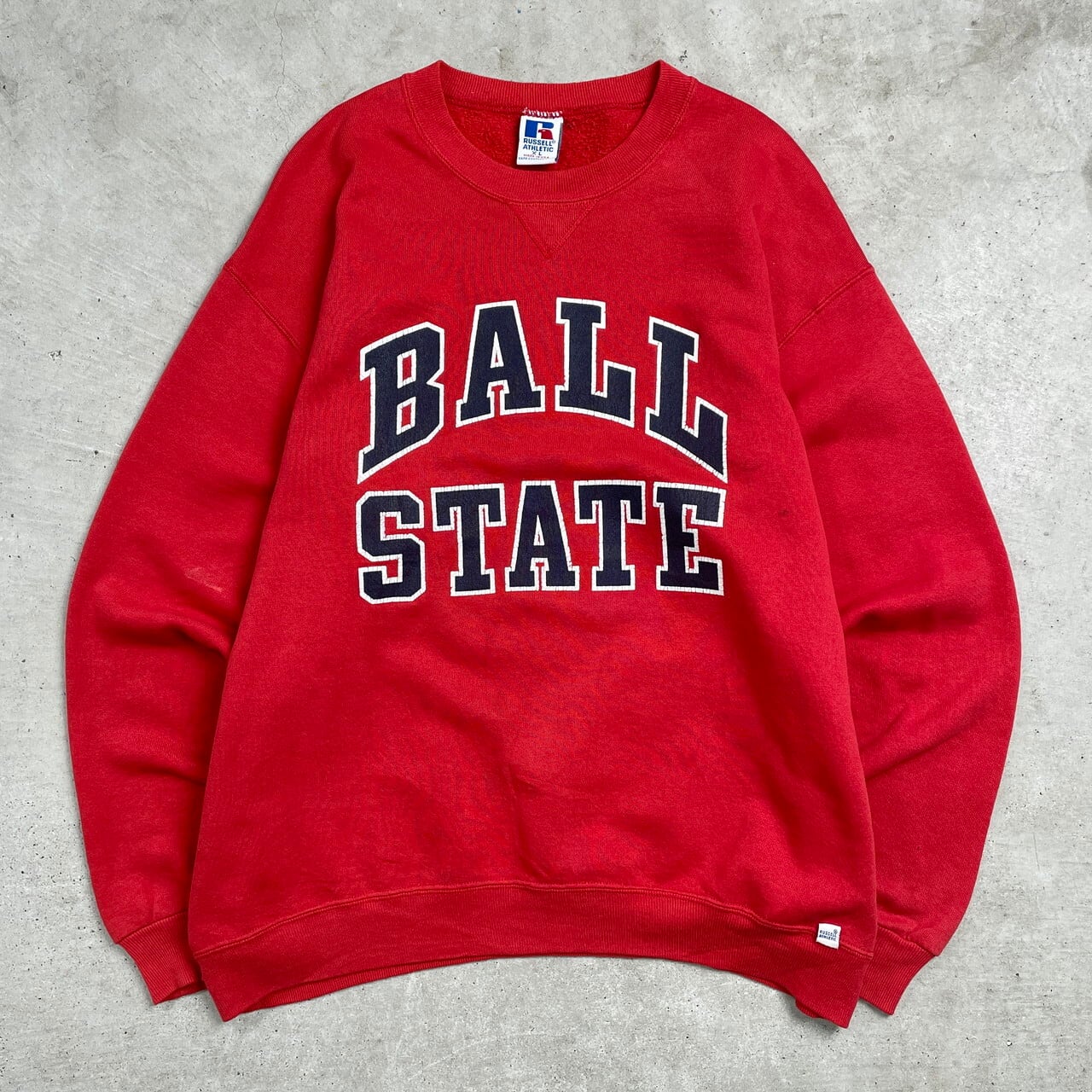 90s USA製 ラッセル ヴィンテージスウェットシャツ サンフェード  