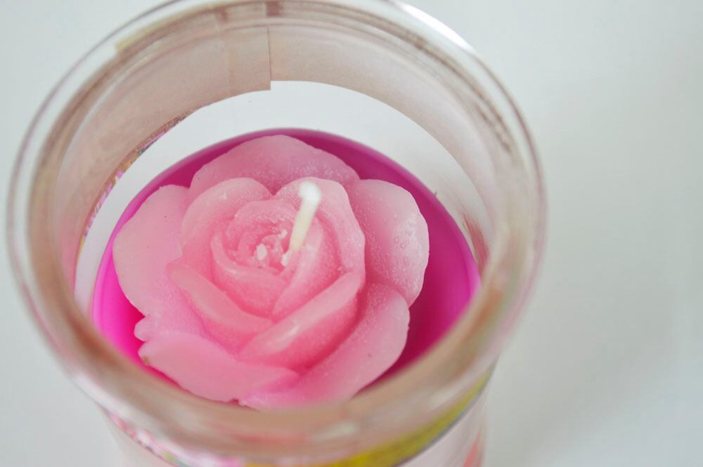 CARRY アロマキャンドル | バラの香り 3個セット | ハンドメイド