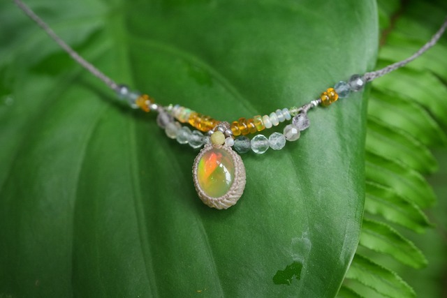 Opal ネックレス 2752