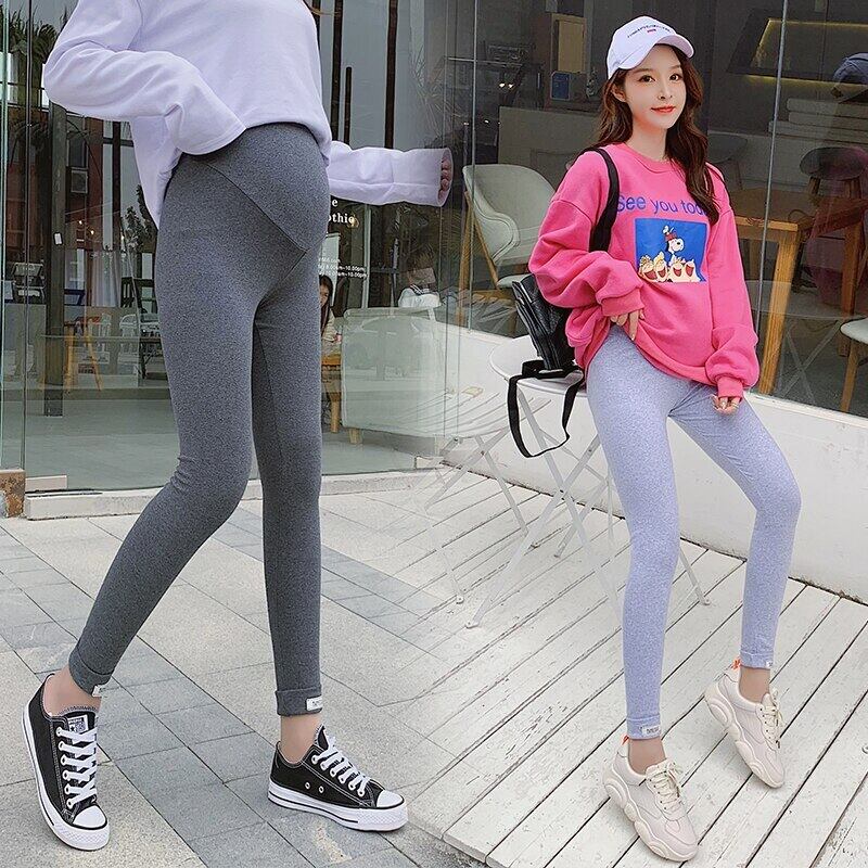 【新作】【送料無料】 065＃2019春秋スポーツマタニティレギンス弾性ウエスト腹鉛筆パンツ服妊娠中の女性妊娠 エラスティック 伸縮 スプリング 春物 オータム 秋物 AL expec340205300368