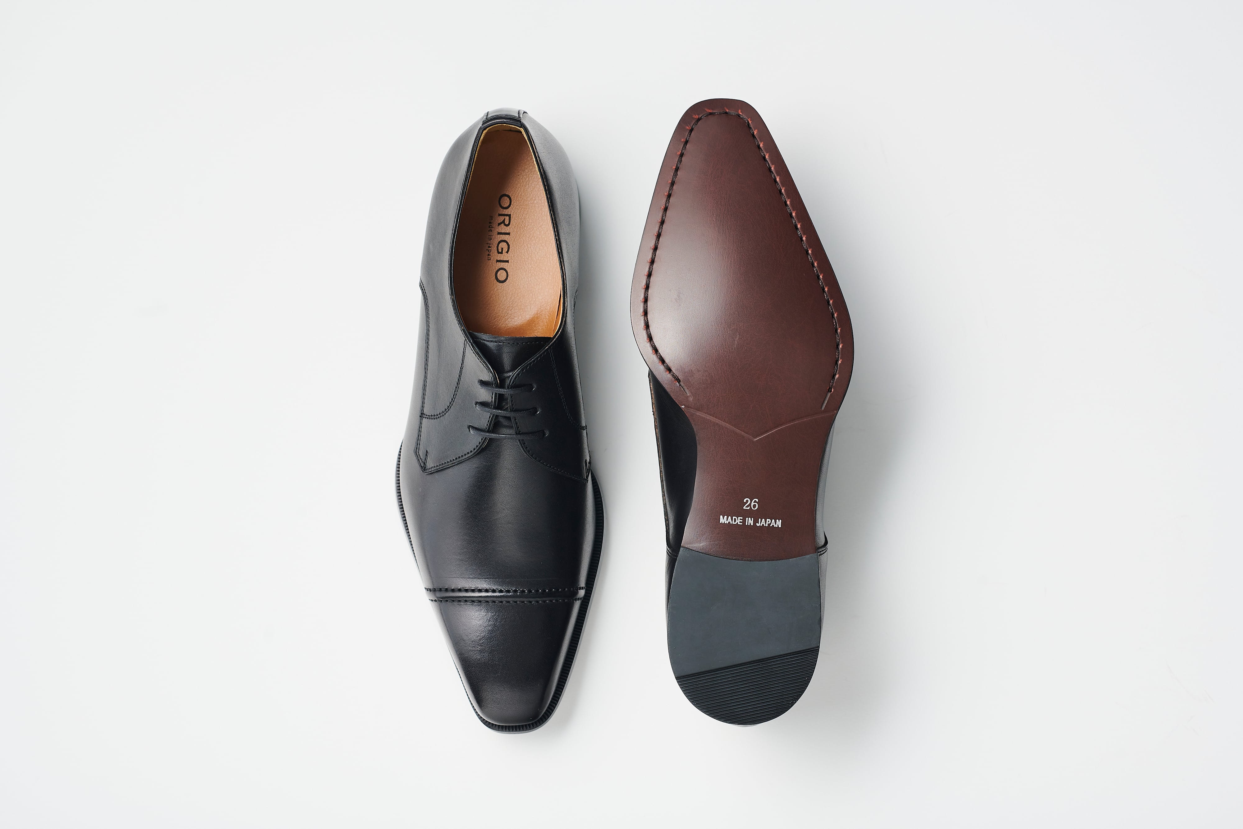 Derby straight 【ORG-101 BLK】 | ORIGIO OFFICIAL SHOP
