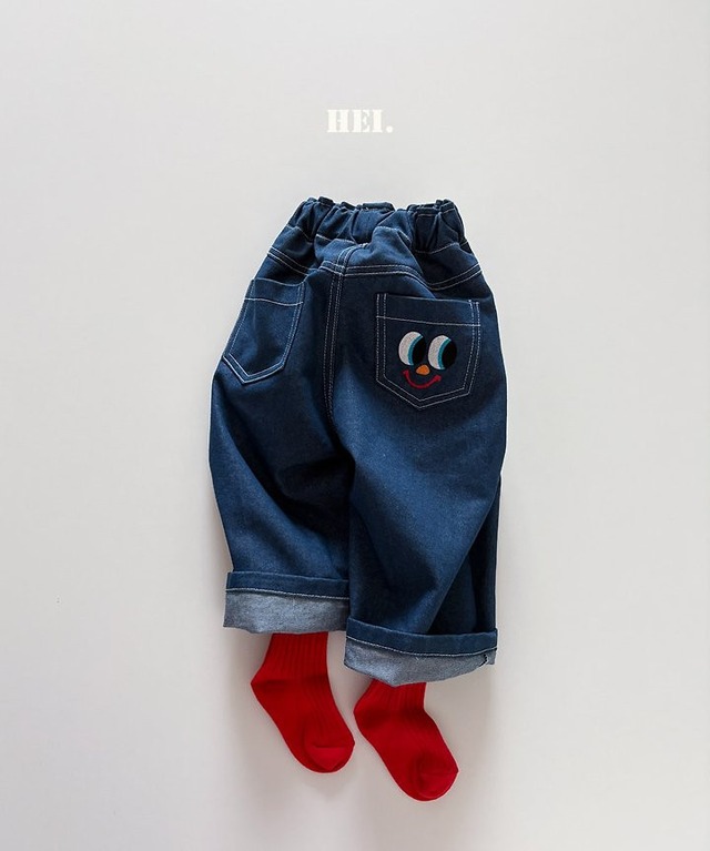 【取寄】hei｜peekaboo denim｜いないいないばあデニム｜XS-XL｜kids｜26 autumn