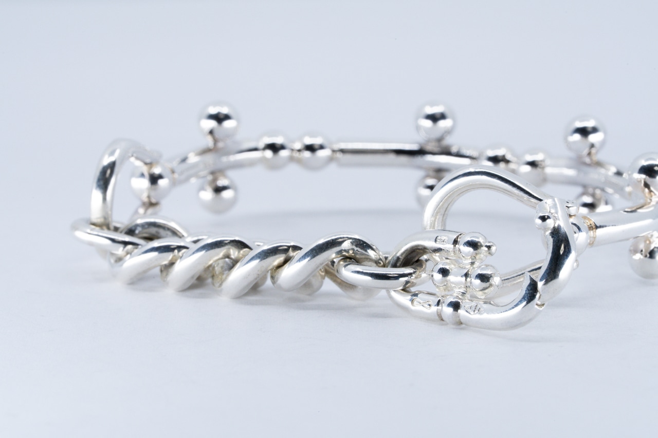 BN-116 BP Cross Junction Bracelet (Gurumetto chain)