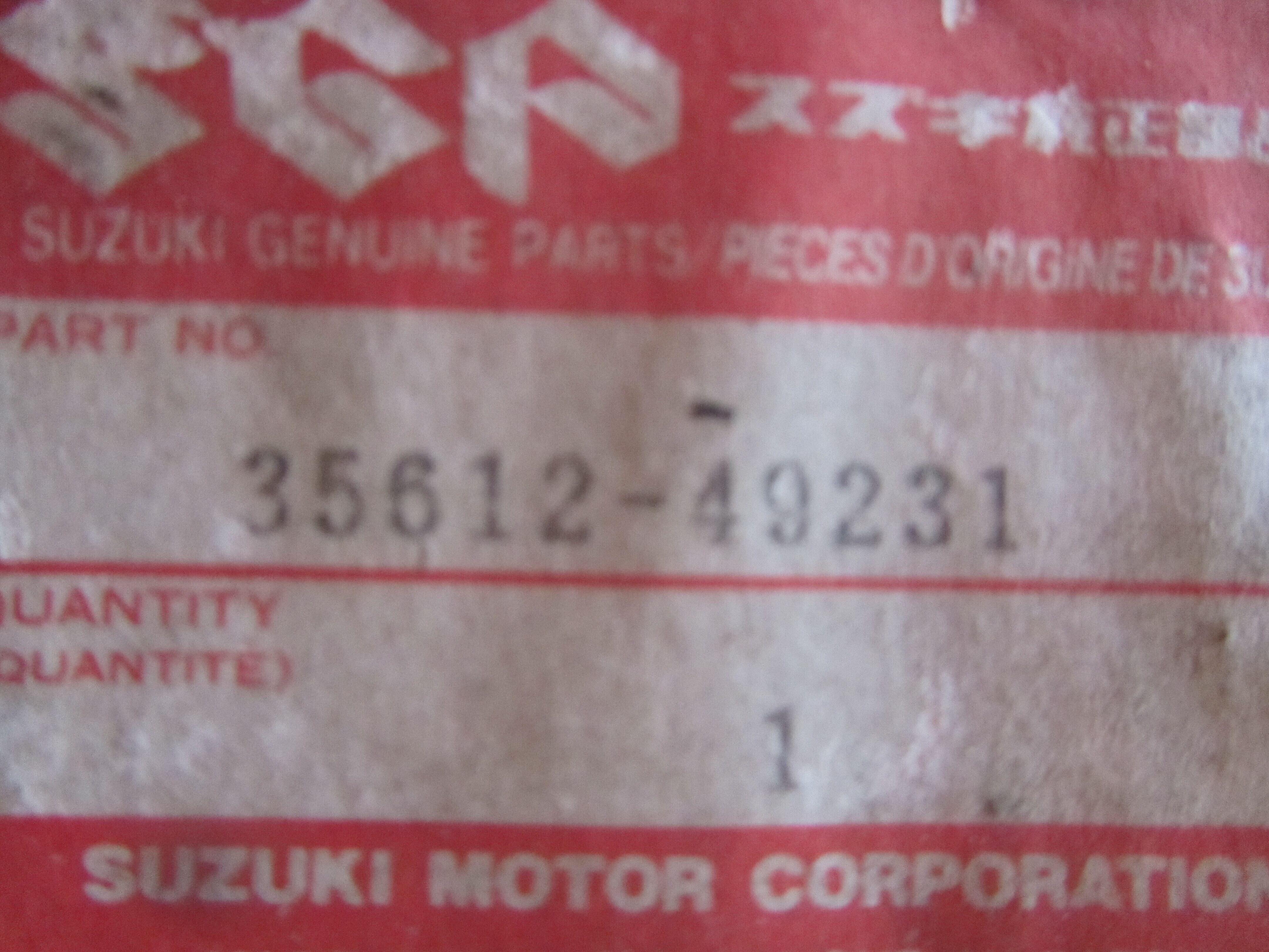 スズキ GS1100SD (GSX1100S Katana)レンズ 35612-49231 →64733-3100V