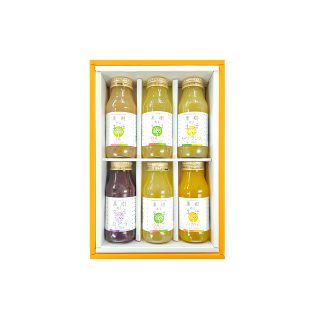 【果樹ある生活】果物屋さんのジュースセット(6本入り)　※包装・御熨斗無料