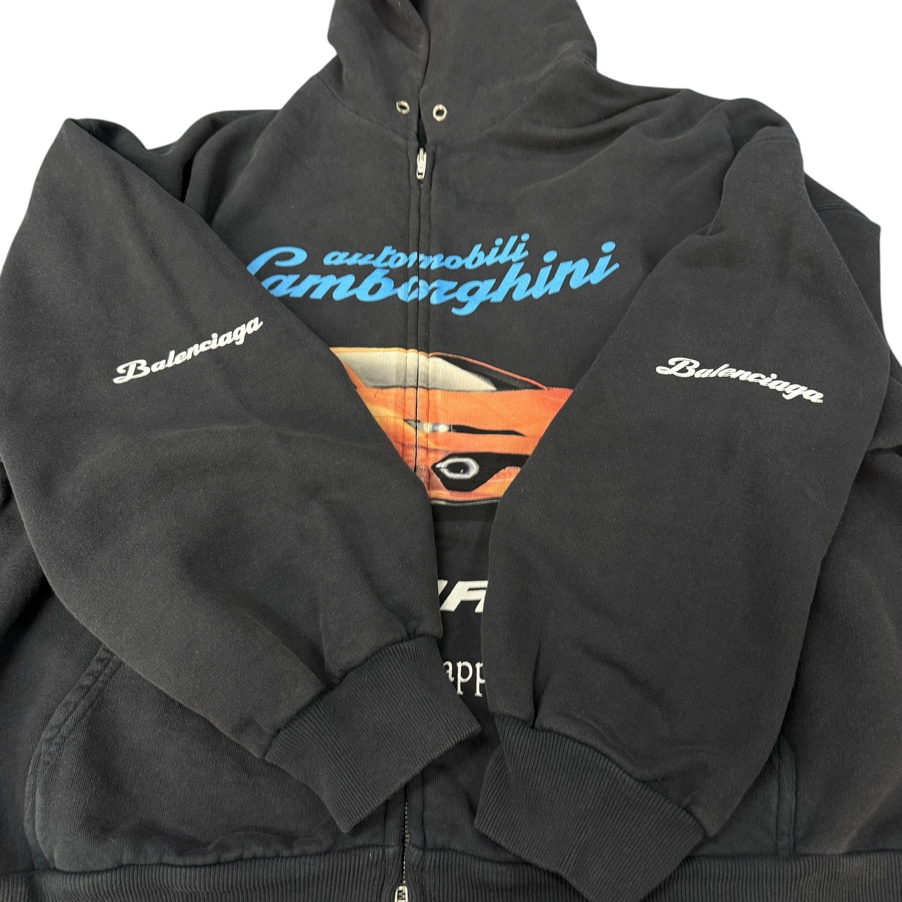 【BALENCIAGA × LAMBORGHINI】 バレンシアガ × ランボルギーニ ジップアップパーカー