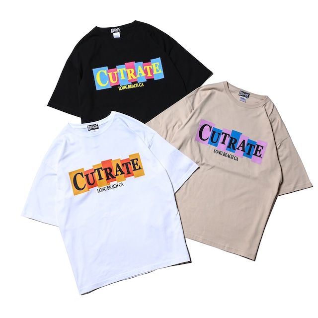 CUTRATE JUNK LOGO DROPSHOULDER S/S -T-SHIRT