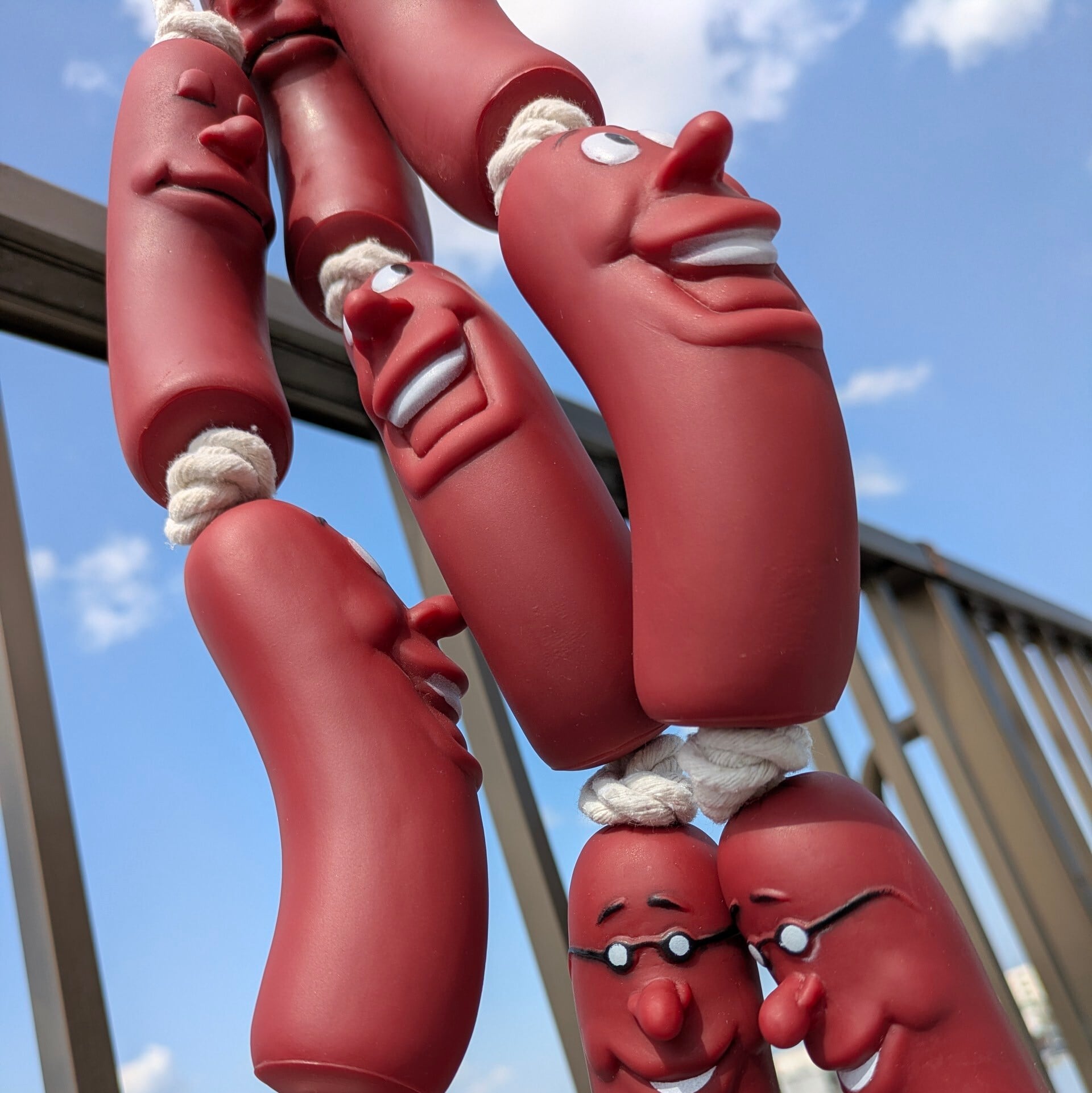 【 SAUSAGE ROPE ( ソーセージロープ ) 】 ソーセージくんたち / 装飾 / オーナメント 〚アメリカン雑貨 アメトイ〛