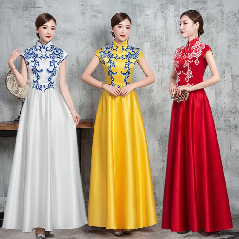 フラダンス 衣装 ワンピース ドレス イエロー系 フラ ダンス