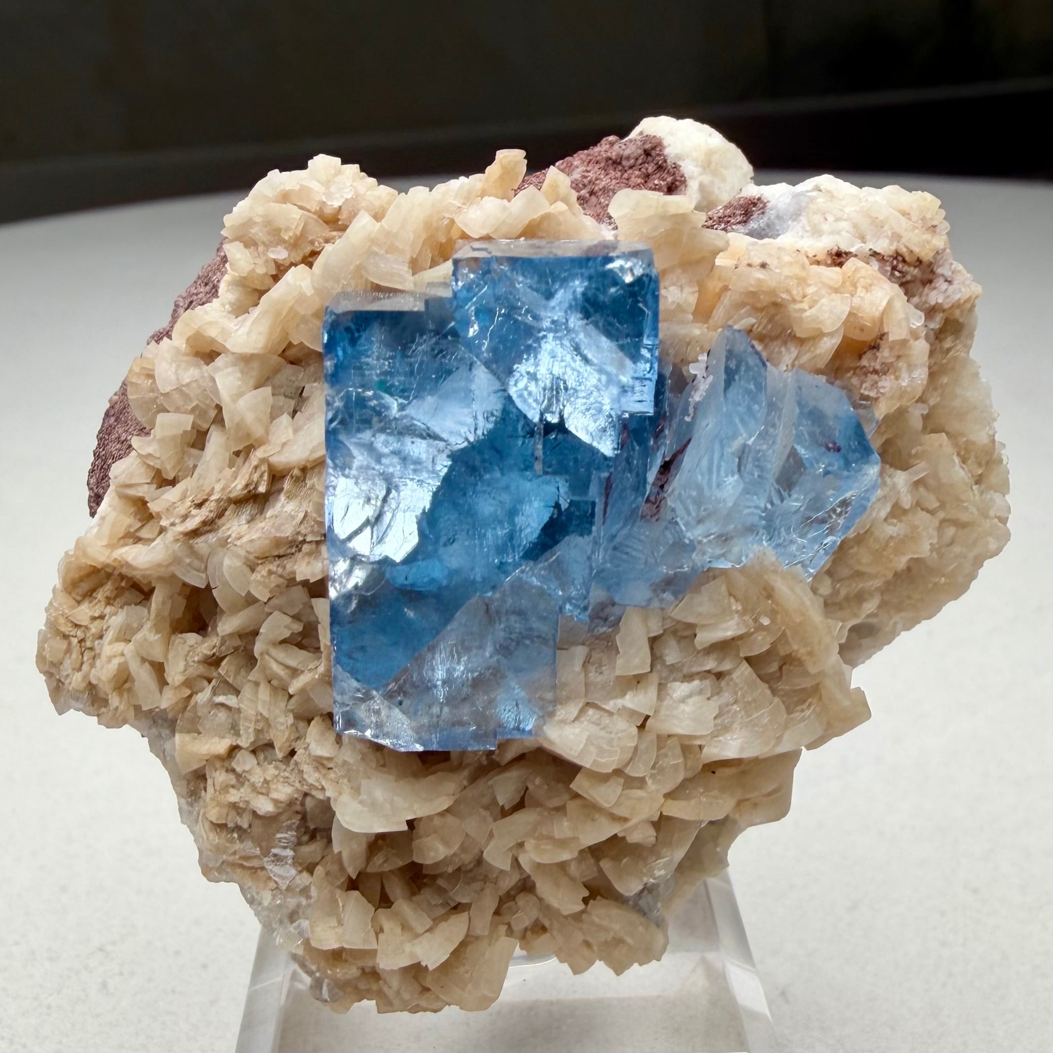 フローライト / ドロマイト【Fluorite on Dolomite】イングランド産