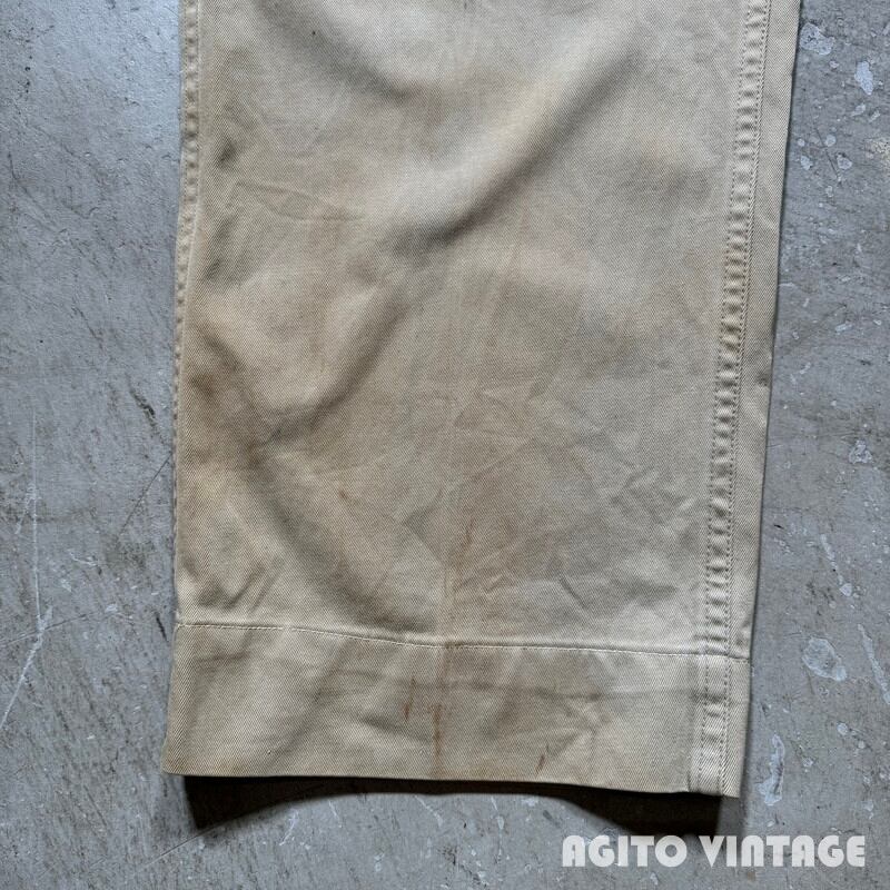 40's U.S.ARMY 45KHAKI チノトラウザーズ 6-254A T.S.LANKFORD&SONS