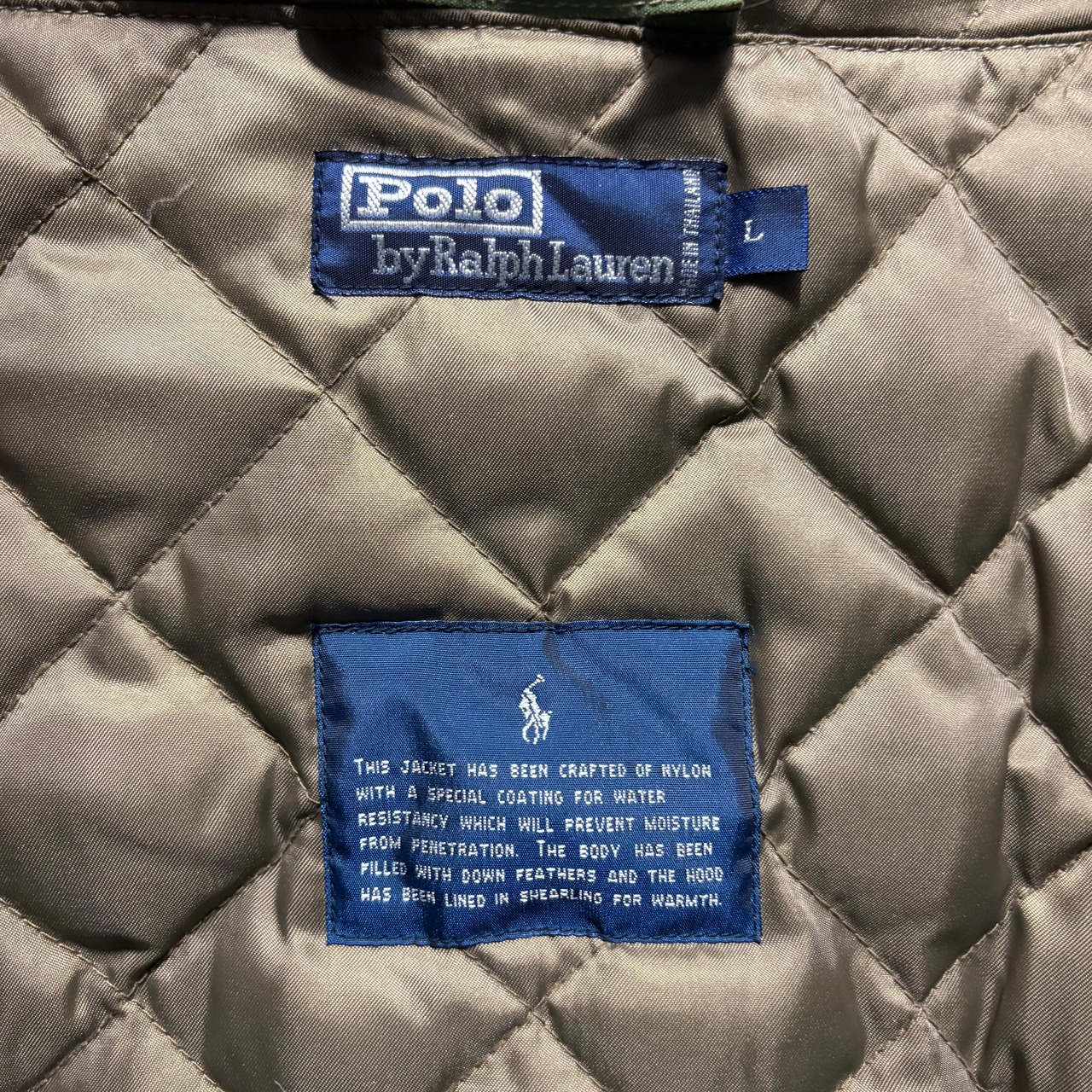 vintage POLO by RALPH LAUREN “B-9” type down jacket
