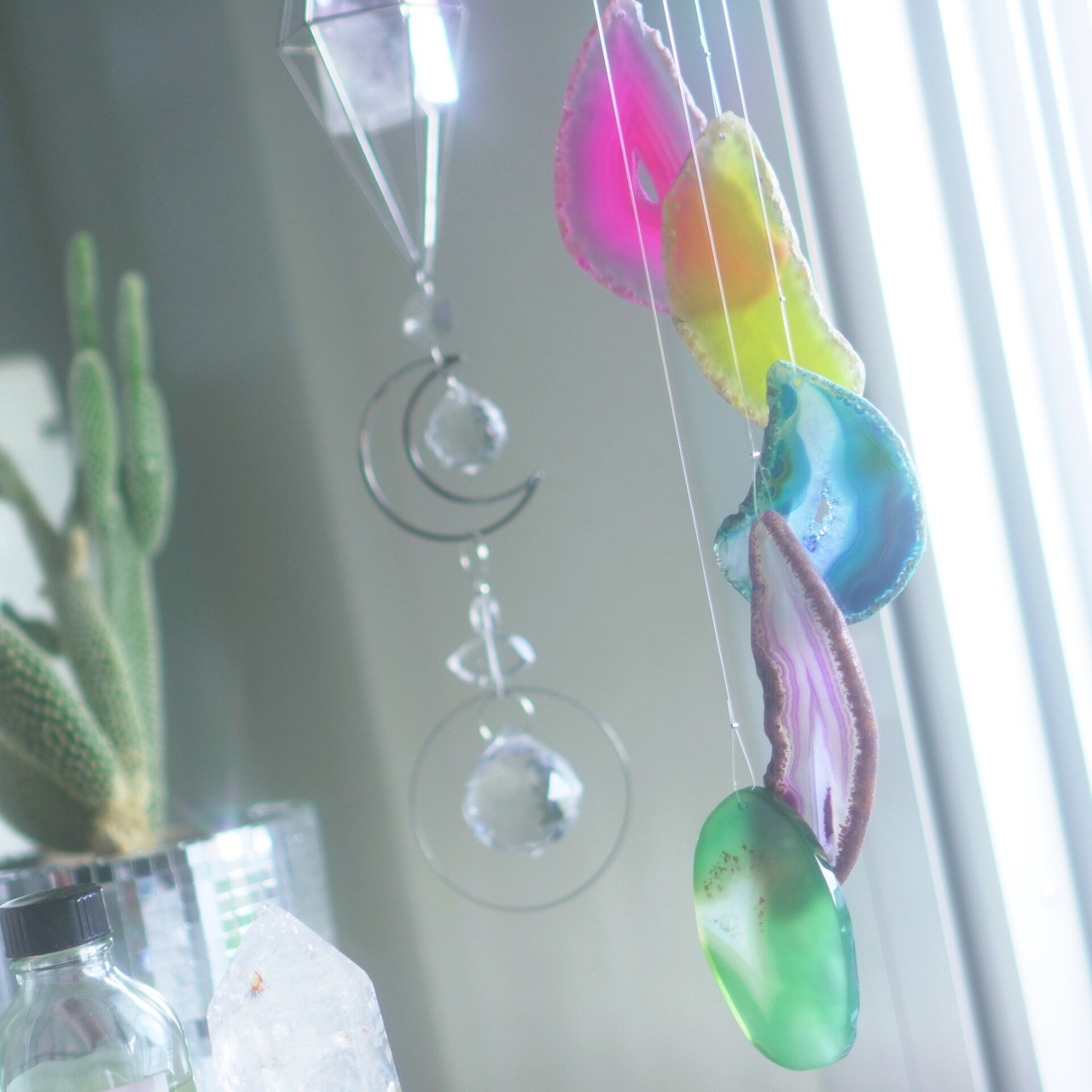 Vivid Rainbow 29 - アゲートヒーリングチャイム / Agate Healing Chime 1293