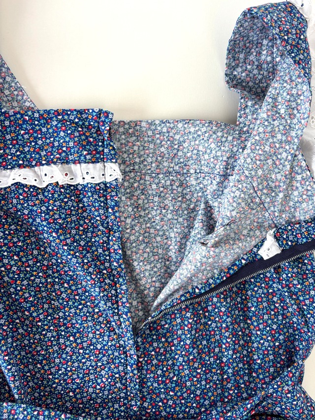 【Youth・vintage】フローラルレースdress